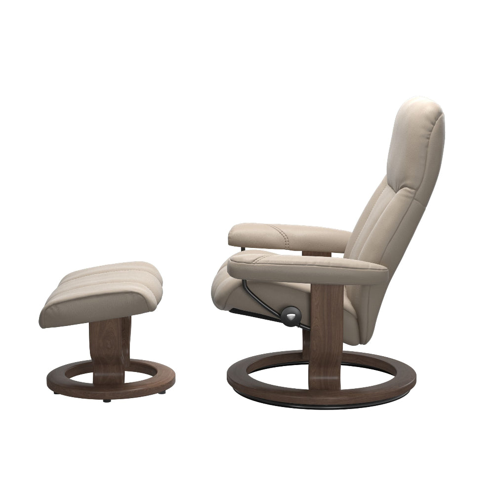 Sillon modelo CONSUL Classic Plus™ System de STRESSLESS en piel Paloma
