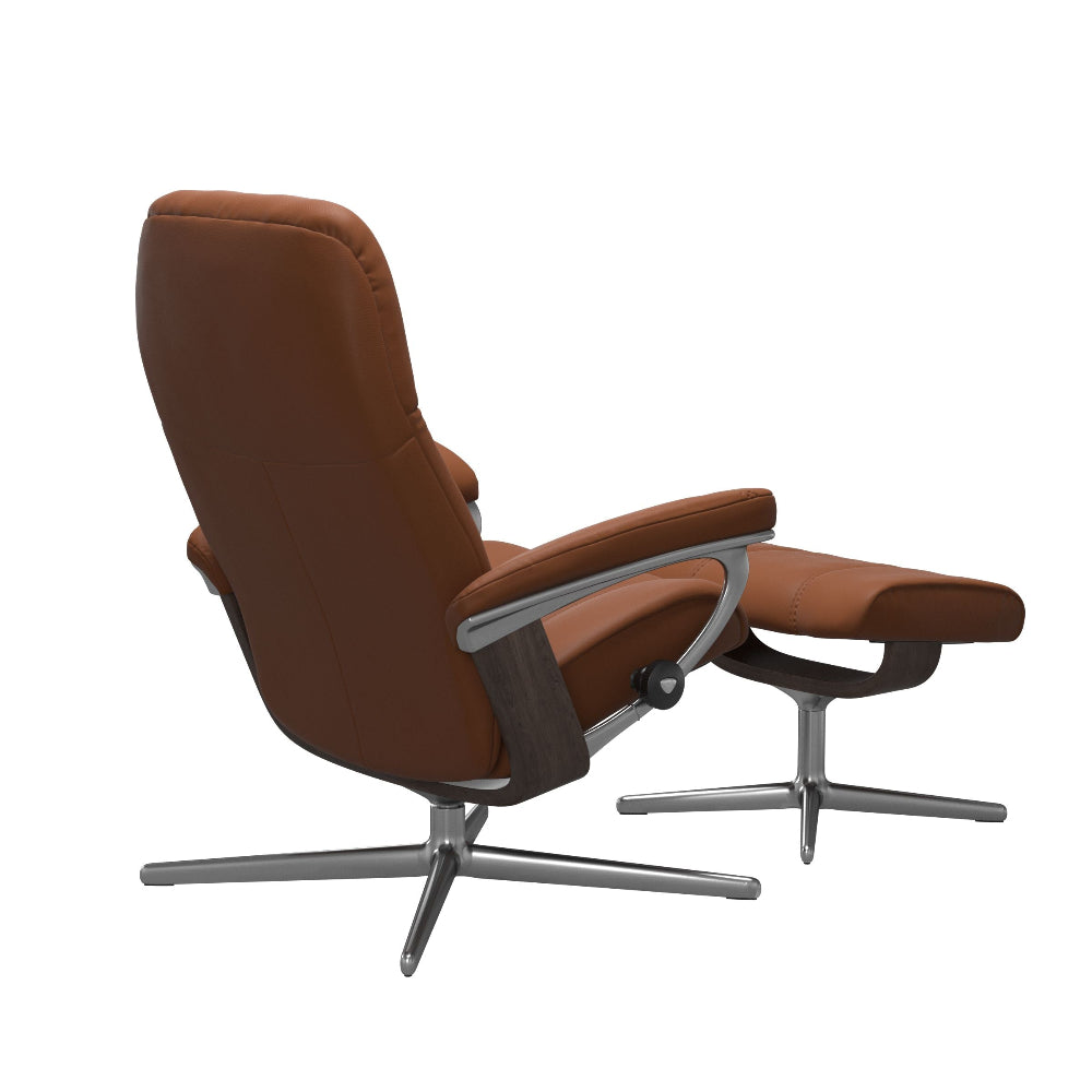 Sillón modelo CONSUL Cross Plus™ System BalanceAdapt™ de Stressless en piel Batick