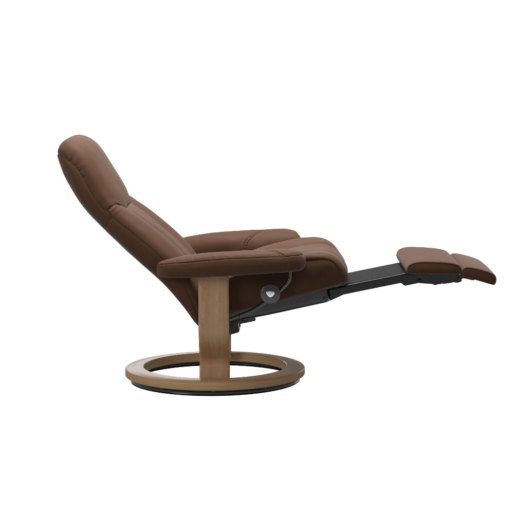 Sillón modelo CONSUL Classic Power™ Plus™ System Power™ de Stressless piel Batick