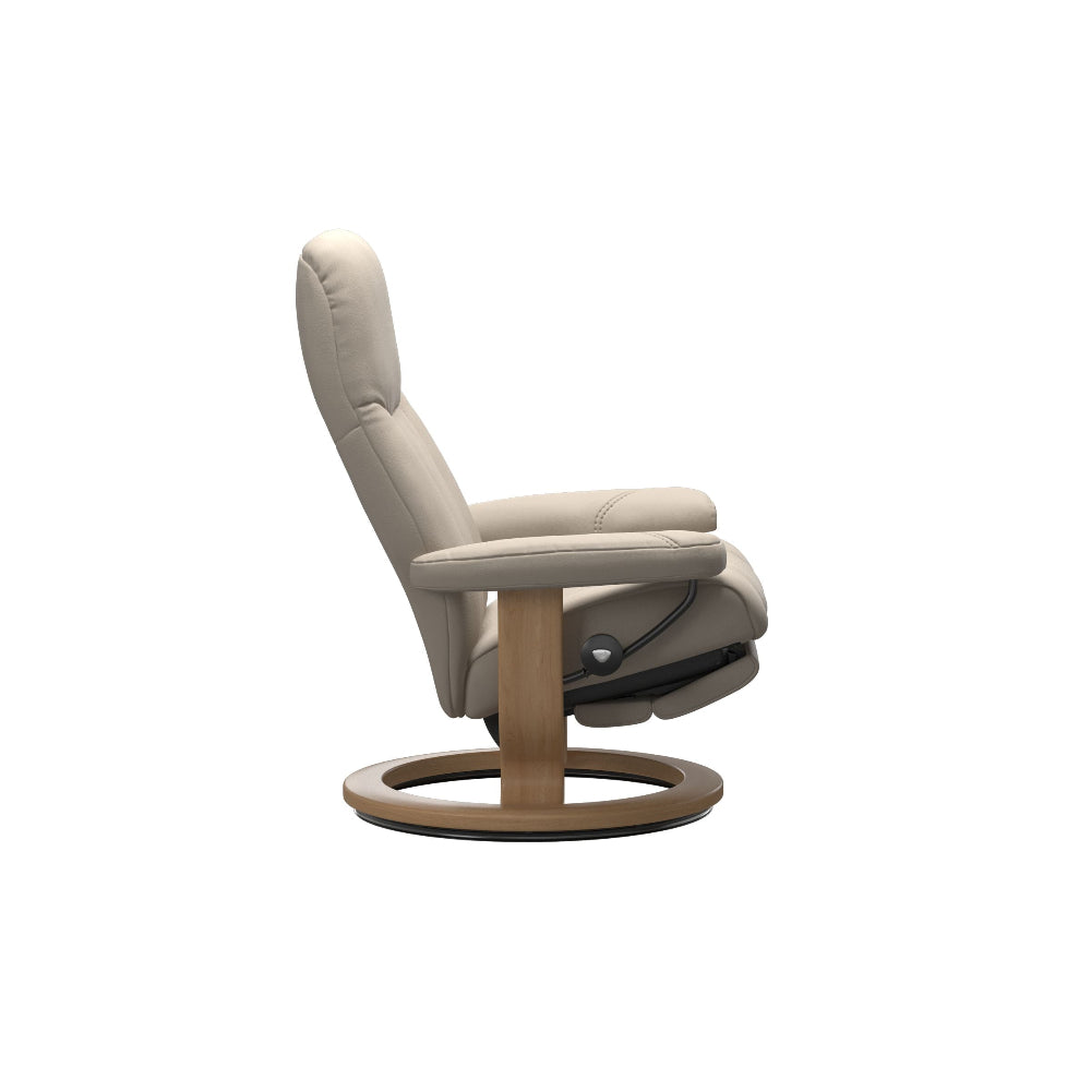 Sillón modelo CONSUL Classic Power™ Plus™ System Power™ de Stressless piel Paloma