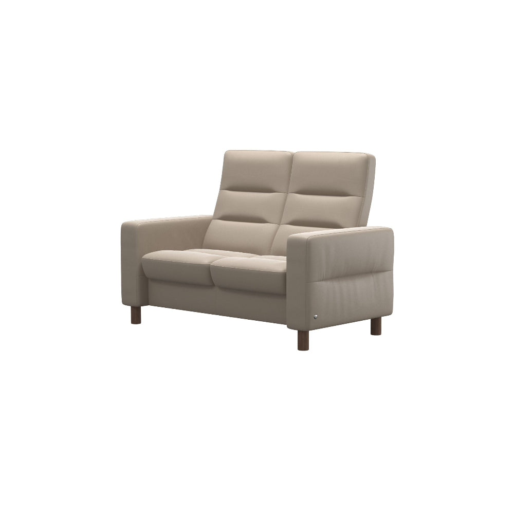 Sofá modelo WAVE Stressless® Plus System™ Brazo Ancho piel Paloma