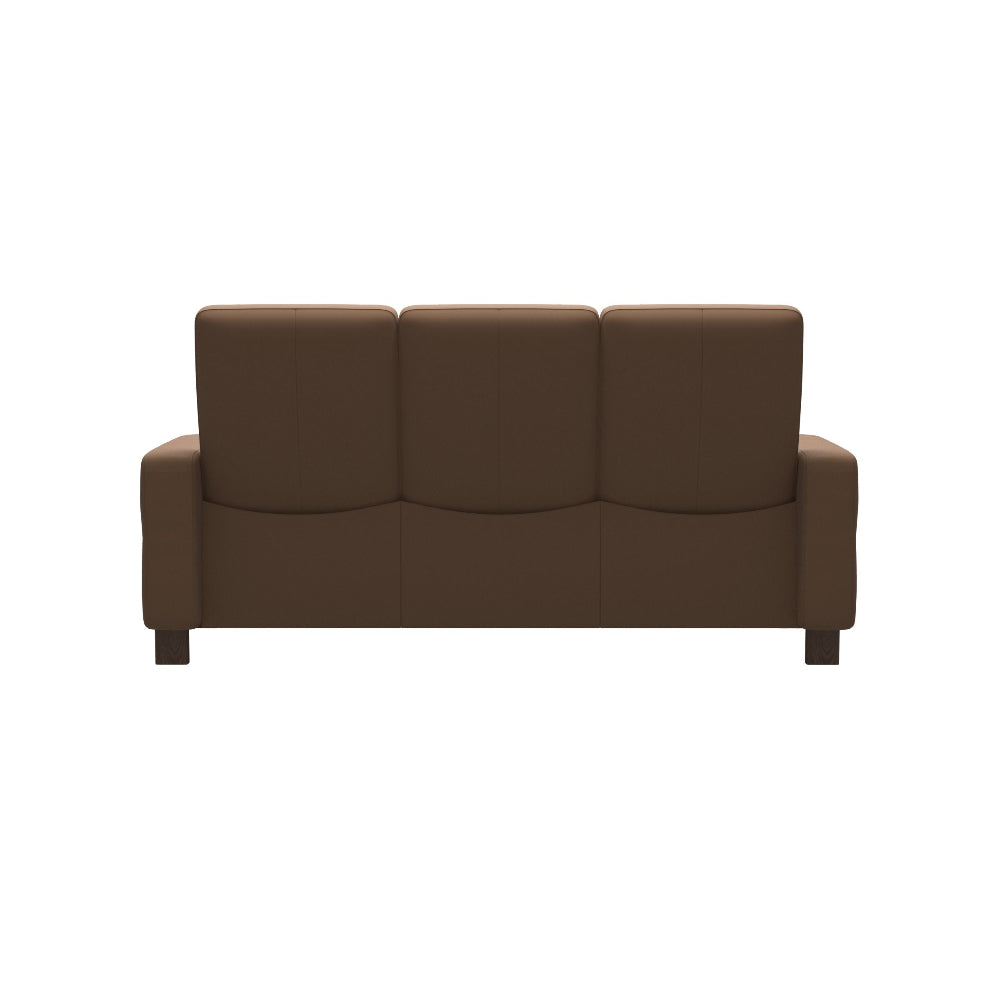 Sofá modelo WAVE Stressless® Plus System™ Brazo Ancho piel Paloma