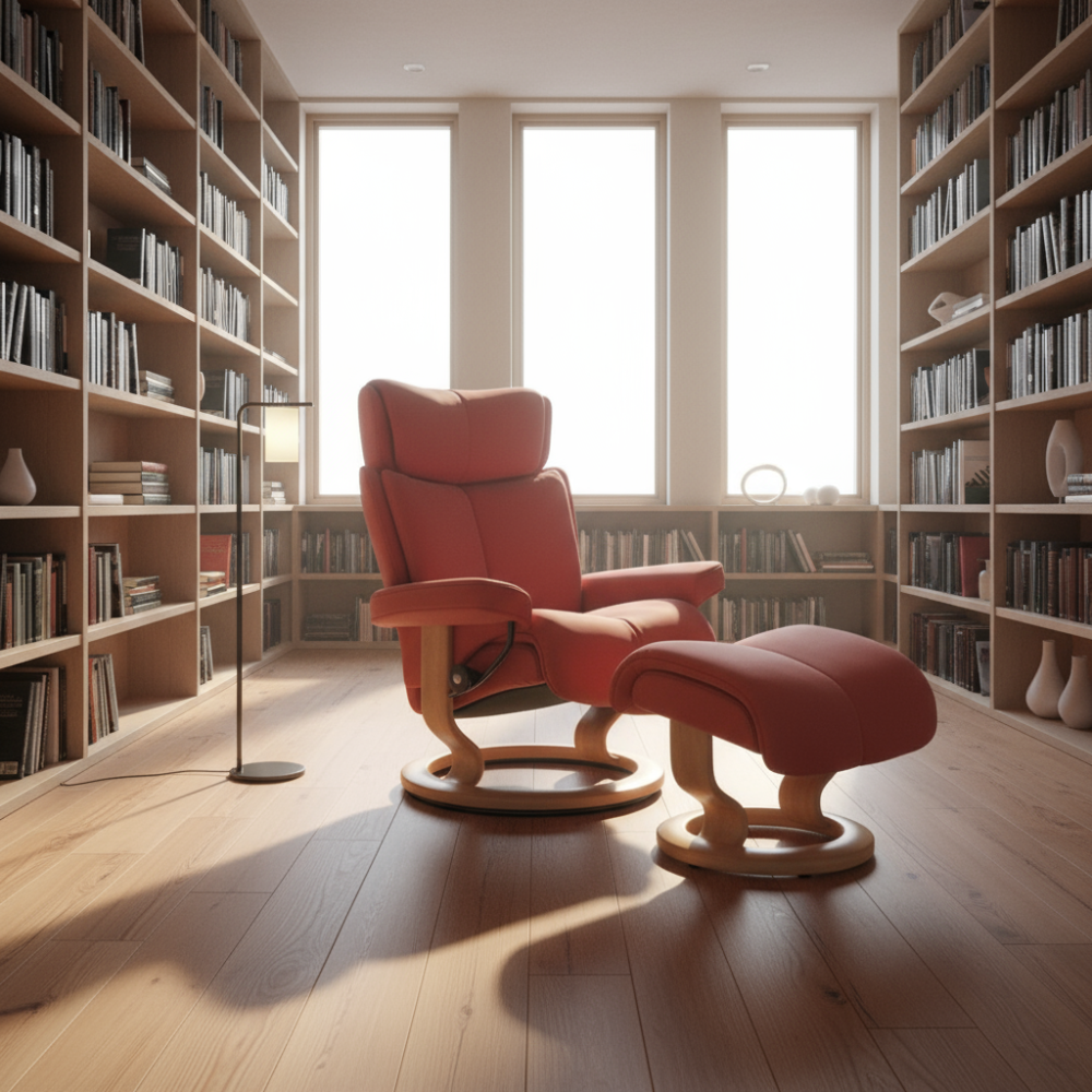 Sillon modelo MAGIC Classic Plus™ System de STRESSLESS en piel Batick