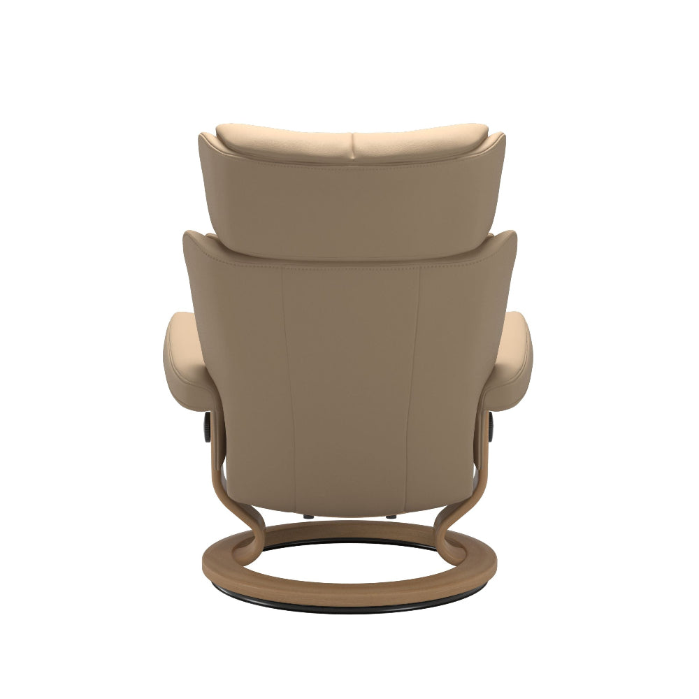 Sillon modelo MAGIC Classic Plus™ System de STRESSLESS en piel Paloma