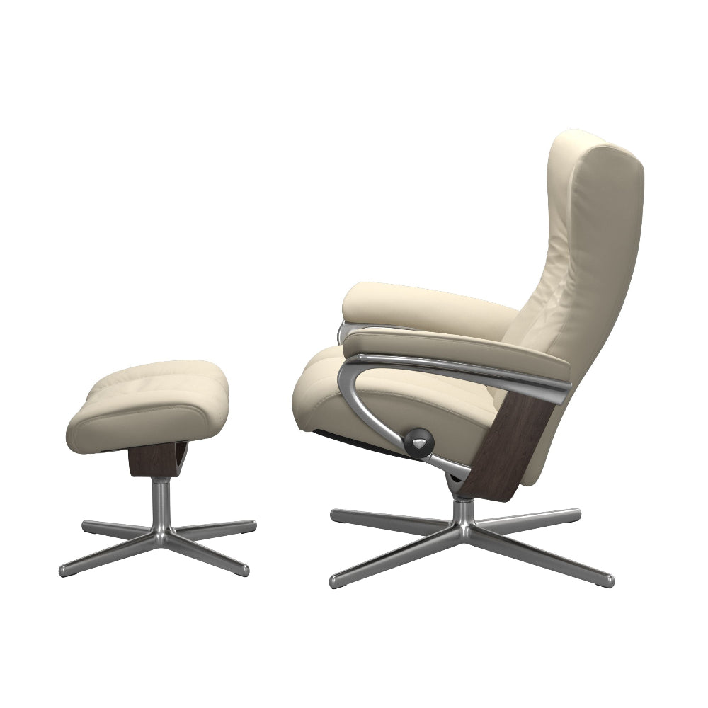 Sillón modelo WING Cross Plus™ System BalanceAdapt™ de Stressless en piel Batick