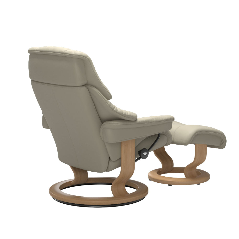 Sillon modelo RENO Classic Plus™ System de STRESSLESS en piel Paloma
