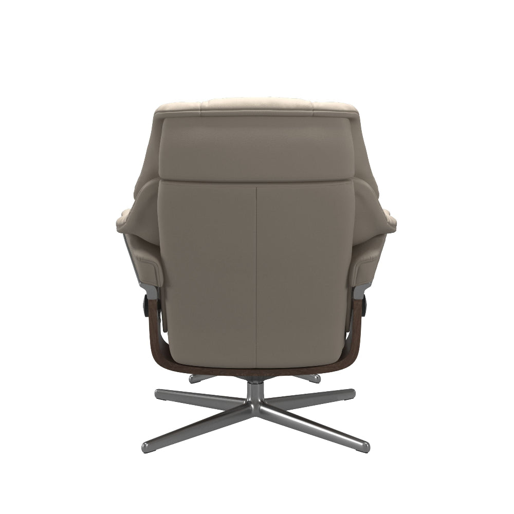 Sillón modelo RENO Cross Plus™ System BalanceAdapt™ de Stressless en piel Paloma