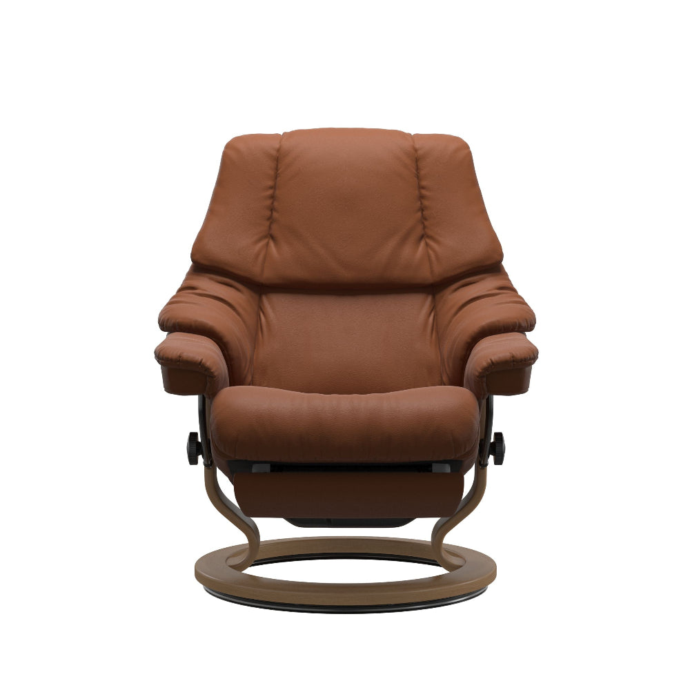 Sillón modelo RENO Classic Power™ Plus™ System Power™ de Stressless piel Paloma