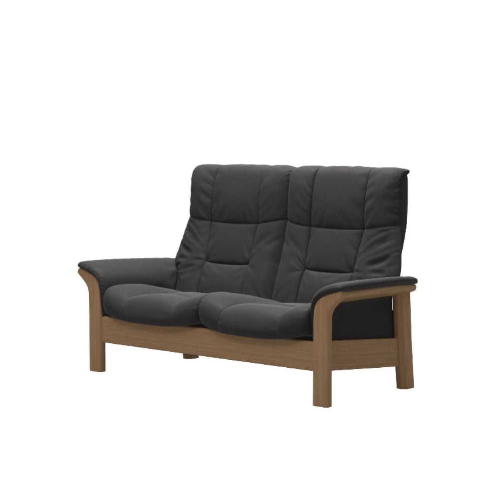 Sofá 2 plazas modelo BUCKINGHAM Stressless® Plus System™ piel Paloma