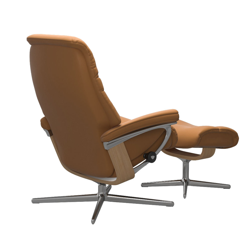 Sillón modelo SUNRISE Cross Plus™ System BalanceAdapt™ de Stressless en piel Batick