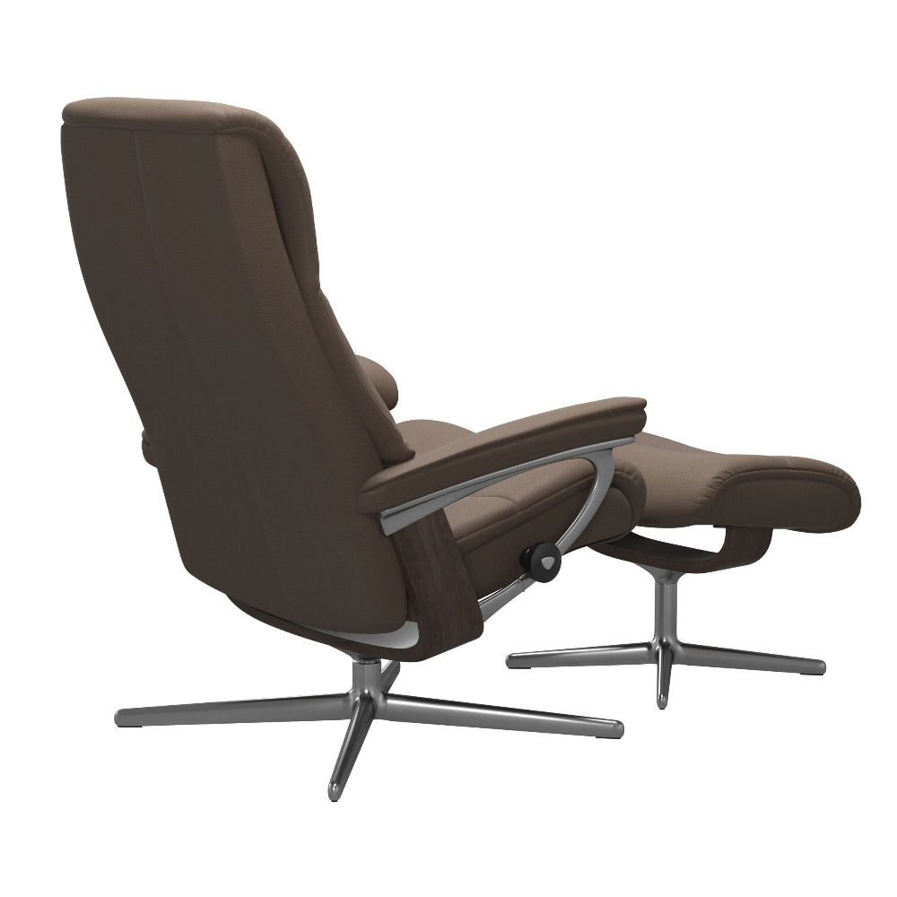 Sillón modelo VIEW Cross Plus™ System BalanceAdapt™ de Stressless en piel Batick