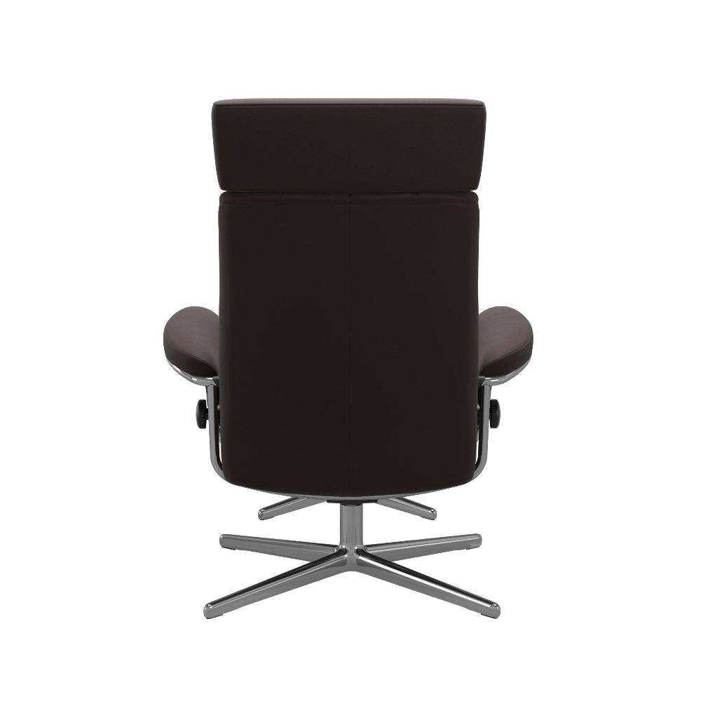 Sillón de Stressless® modelo LONDON Pie Cross base Plus™ System BalanceAdapt™ piel Paloma