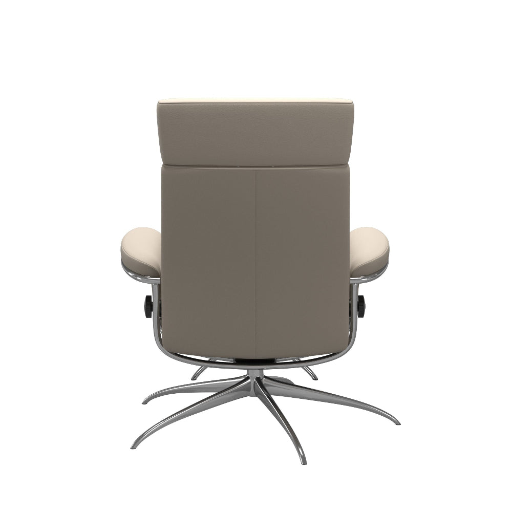 Sillón de Stressless® modelo TOKYO Pie Star base Plus™ System BalanceAdapt™ piel Paloma