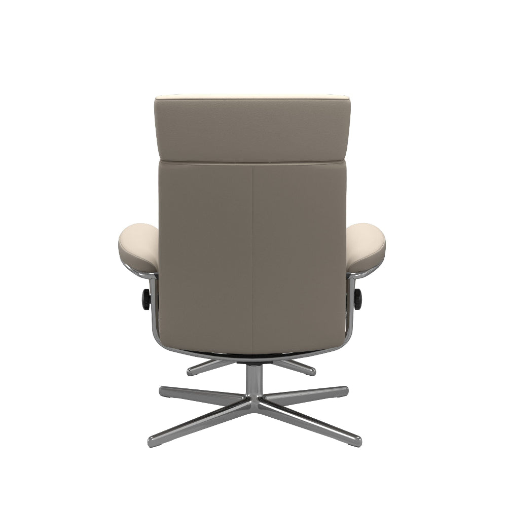 Sillón de Stressless® modelo TOKYO Pie Cross base Plus™ System BalanceAdapt™ piel Paloma