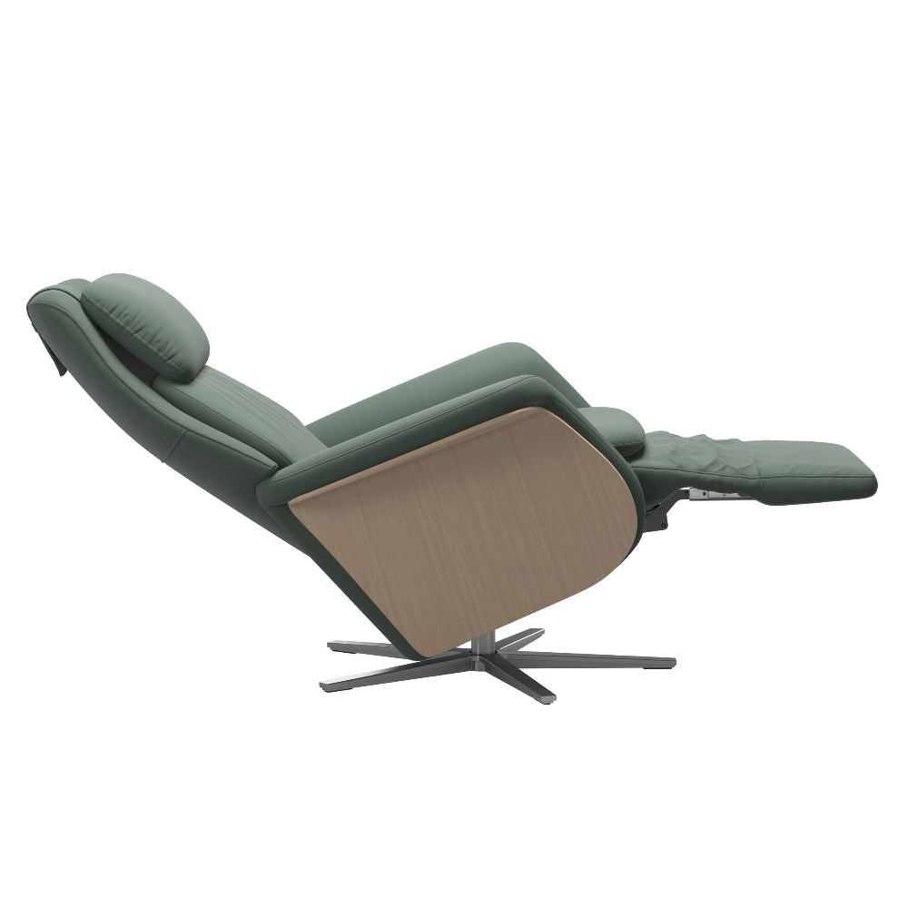Sillón modelo SAM WOOD Pie Sirius Plus™ System Power™ con calefacción piel Paloma