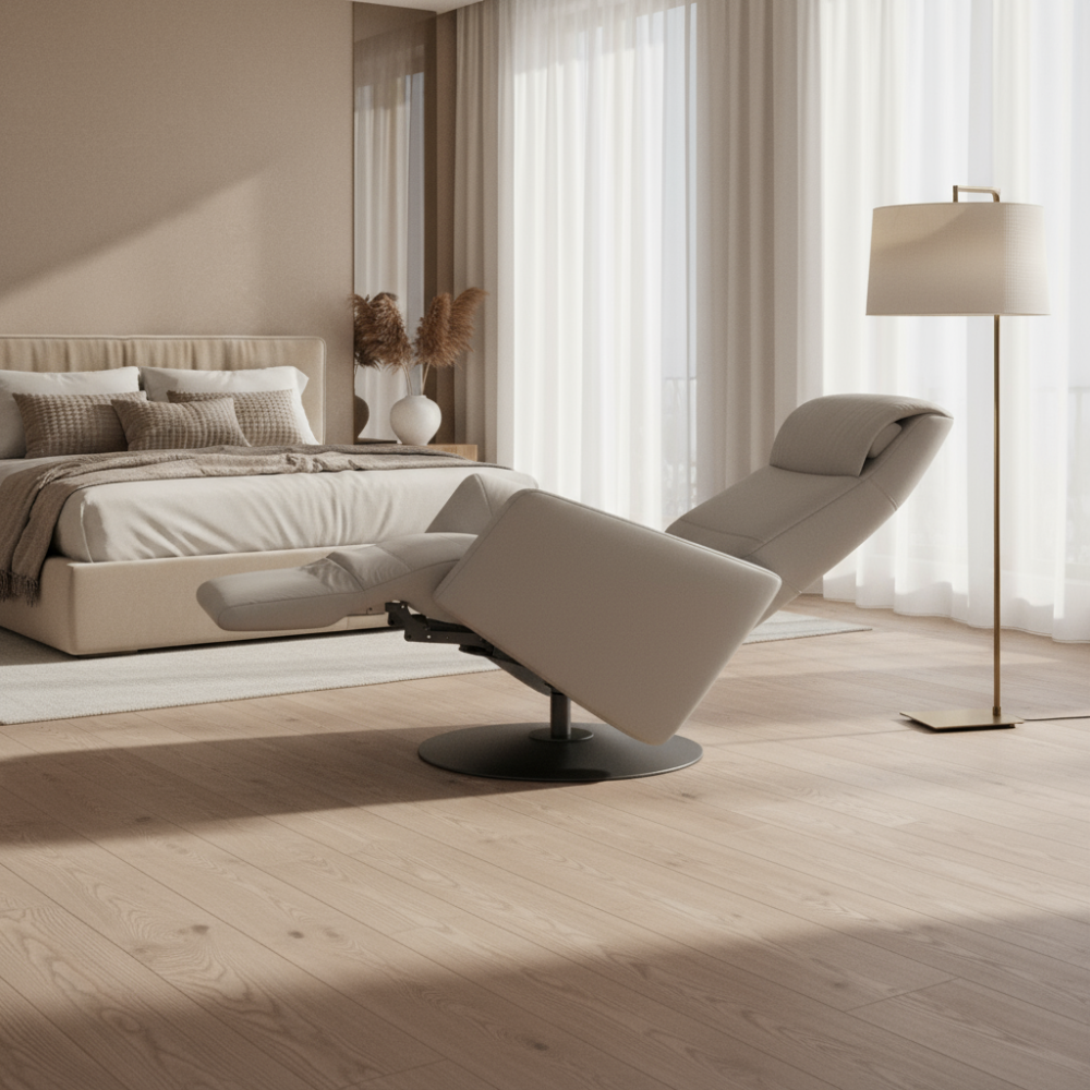 Sillón modelo SCOTT Pie Disc Plus™ System Power™ con calefacción piel Batick