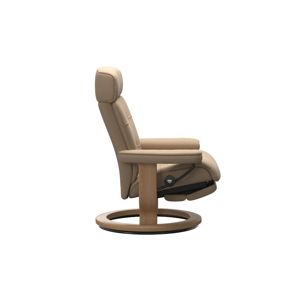 Sillon Stressless modelo ERIK Classic Power Plus™ System Power™ en piel Paloma