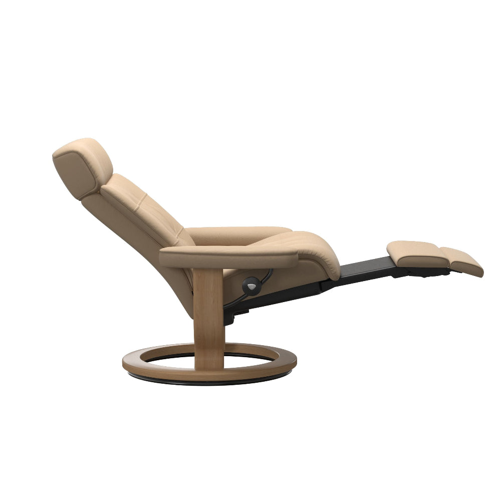 Sillon Stressless modelo ERIK Classic Power Plus™ System Power™ en piel Paloma