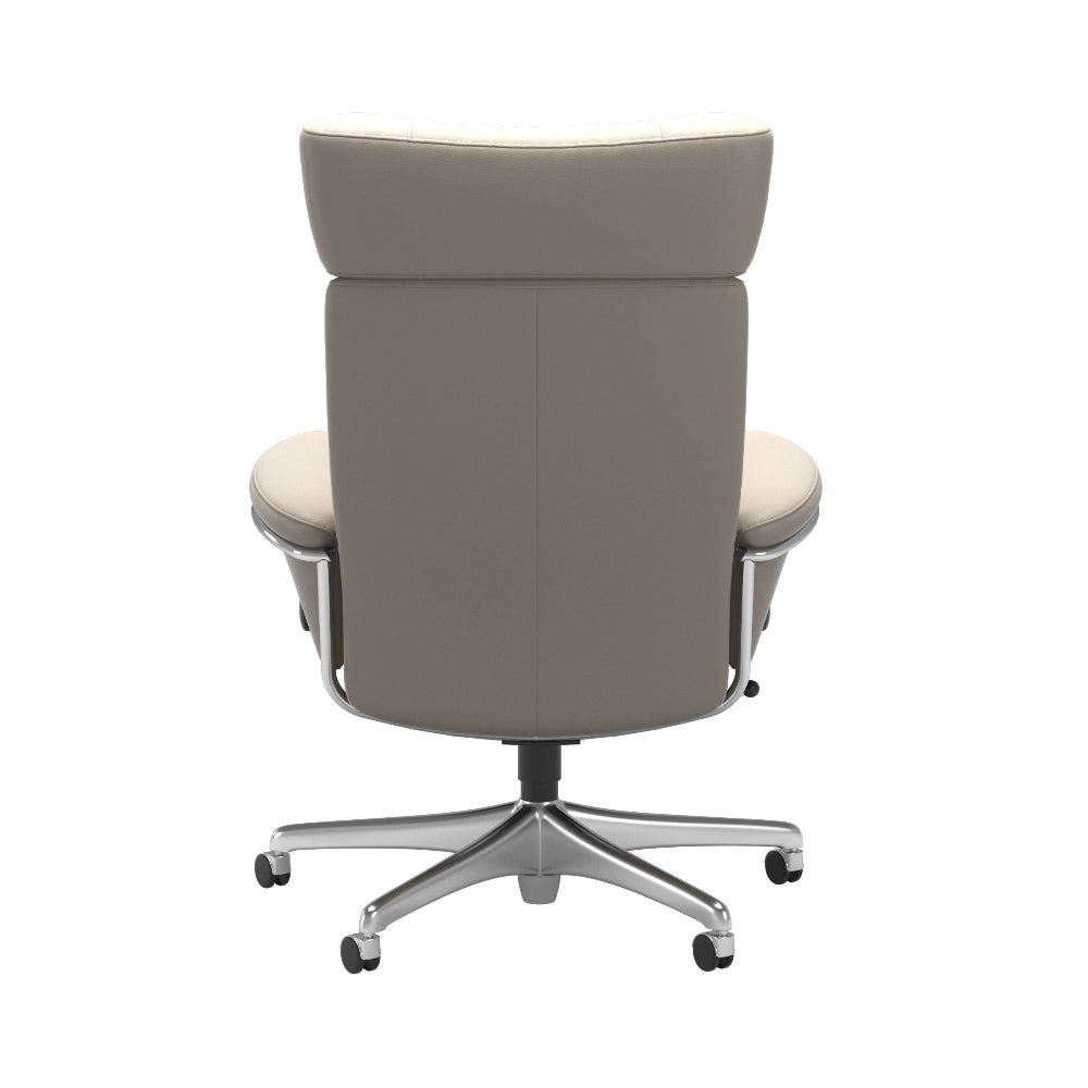 Sillón giratorio Stressless® modelo BERLIN Home Office con reposacabezas ajustable