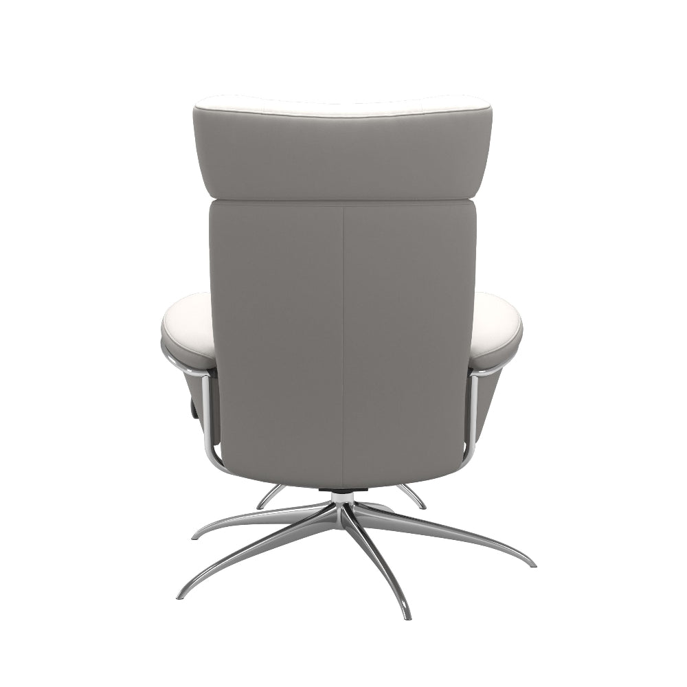 Sillón de Stressless® modelo BERLIN Pie Star base Plus™ System BalanceAdapt™ piel Batick
