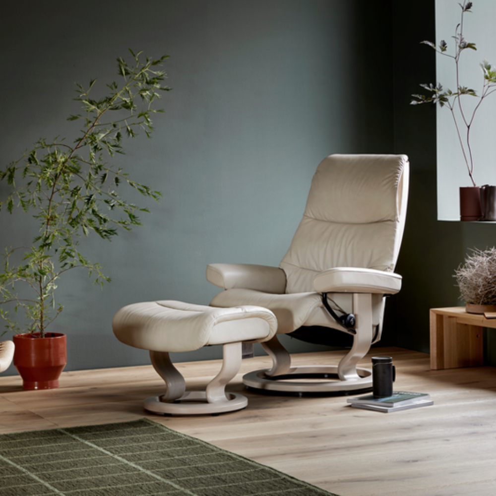 Sillon modelo VIEW Classic Plus™ System de STRESSLESS en piel Batick