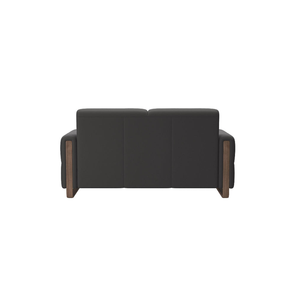Sofá 2 plazas modelo FIONA Stressless® Comfort Zones™ Brazo WOOD piel Paloma
