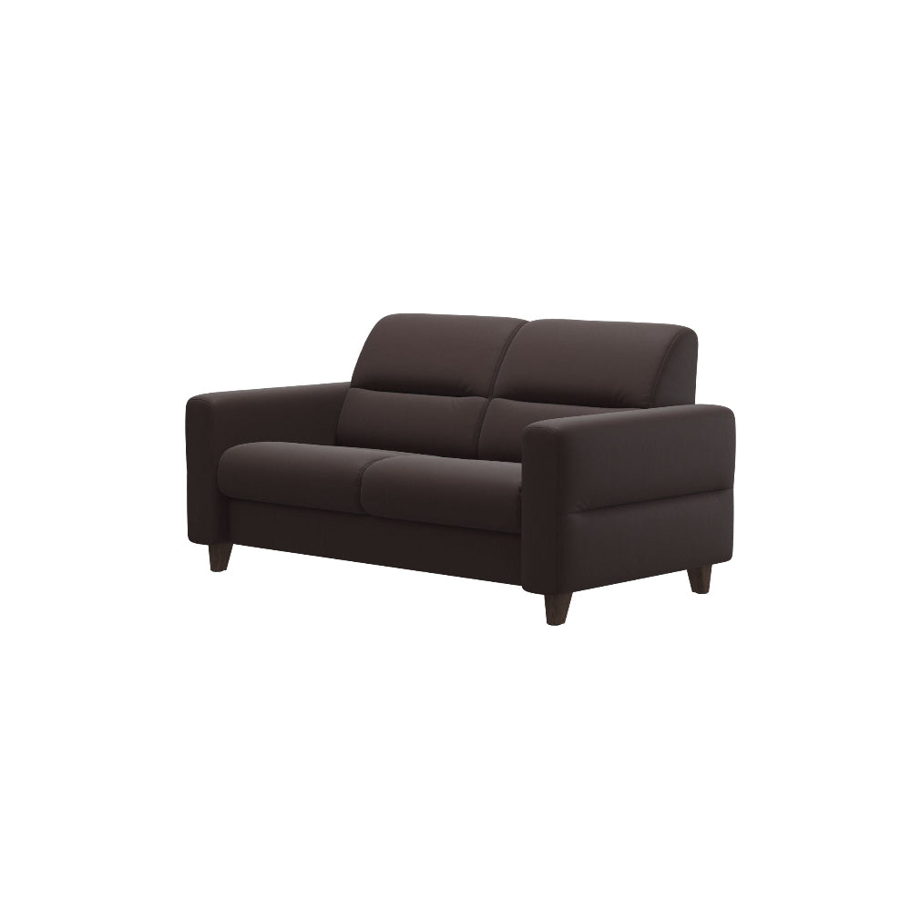 Sofá 2 plazas modelo FIONA Stressless® Comfort Zones™ Brazo Tapizado piel Paloma