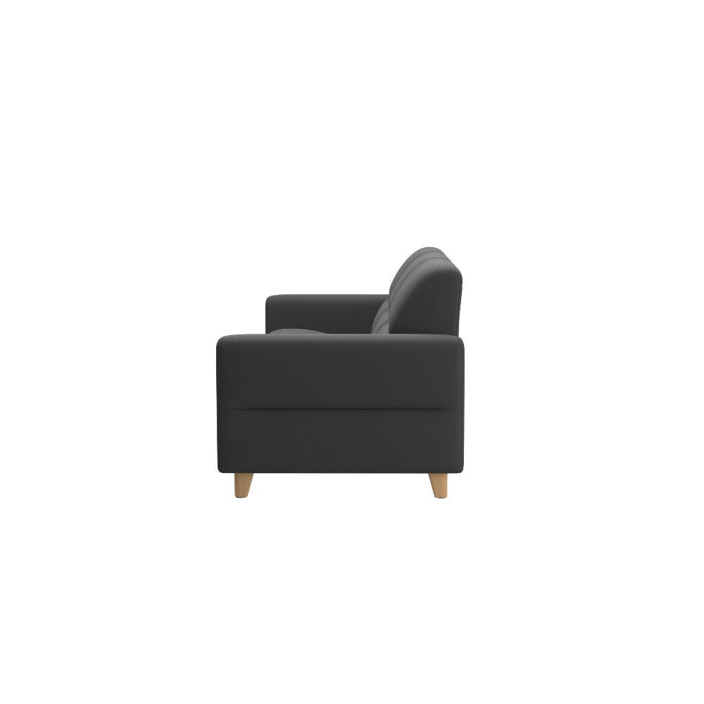 Sofá 3 plazas modelo FIONA Stressless® Comfort Zones™ Brazo Tapizado piel Paloma