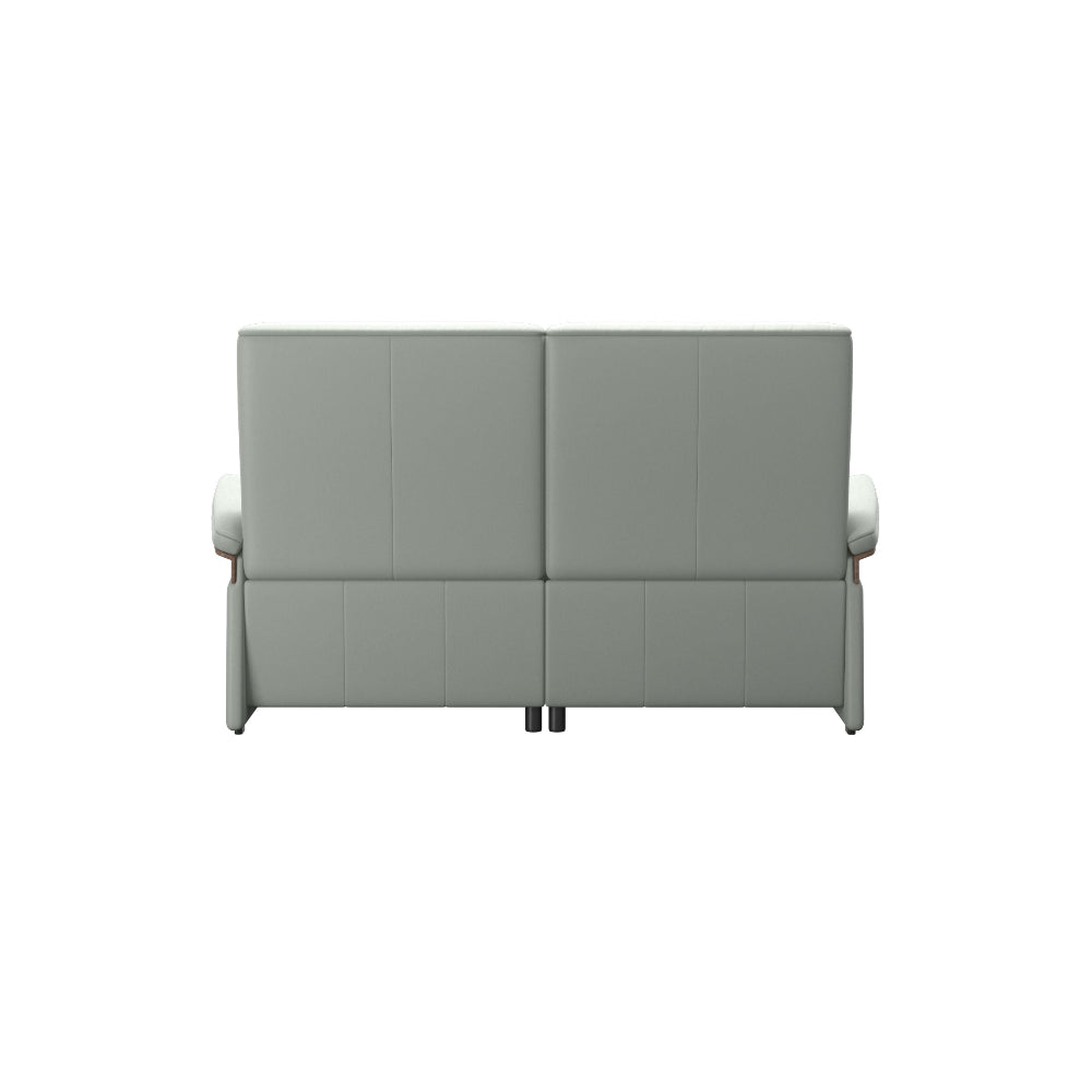 Sofá 2 plazas modelo MARY Stressless® Power™ Brazo Wood piel Paloma