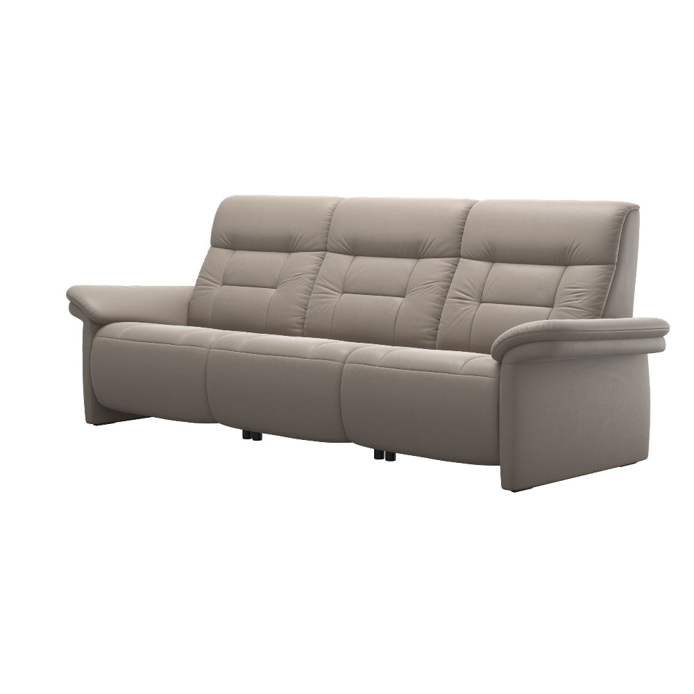 Sofá 3 plazas modelo MARY Stressless® Power™ Brazo Tapizado piel Paloma