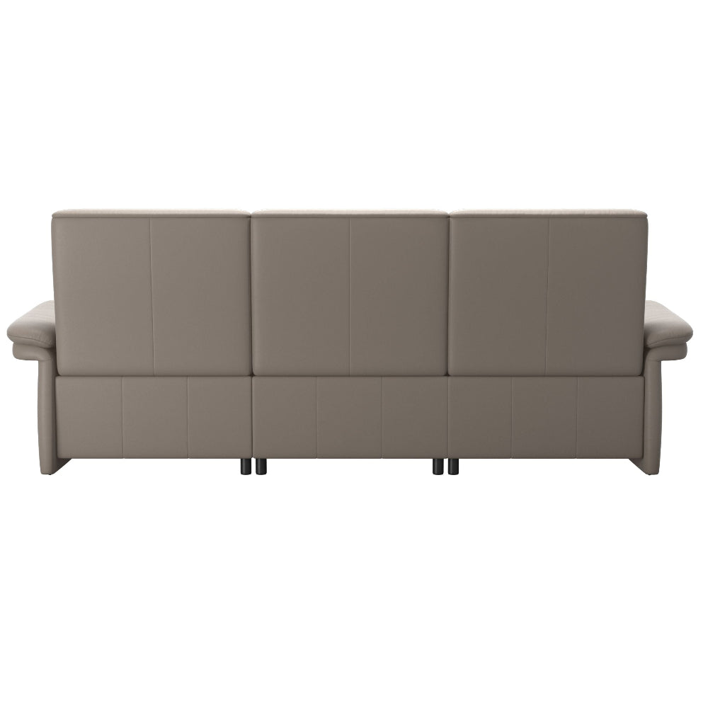Sofá 3 plazas modelo MARY Stressless® Power™ Brazo Tapizado piel Paloma