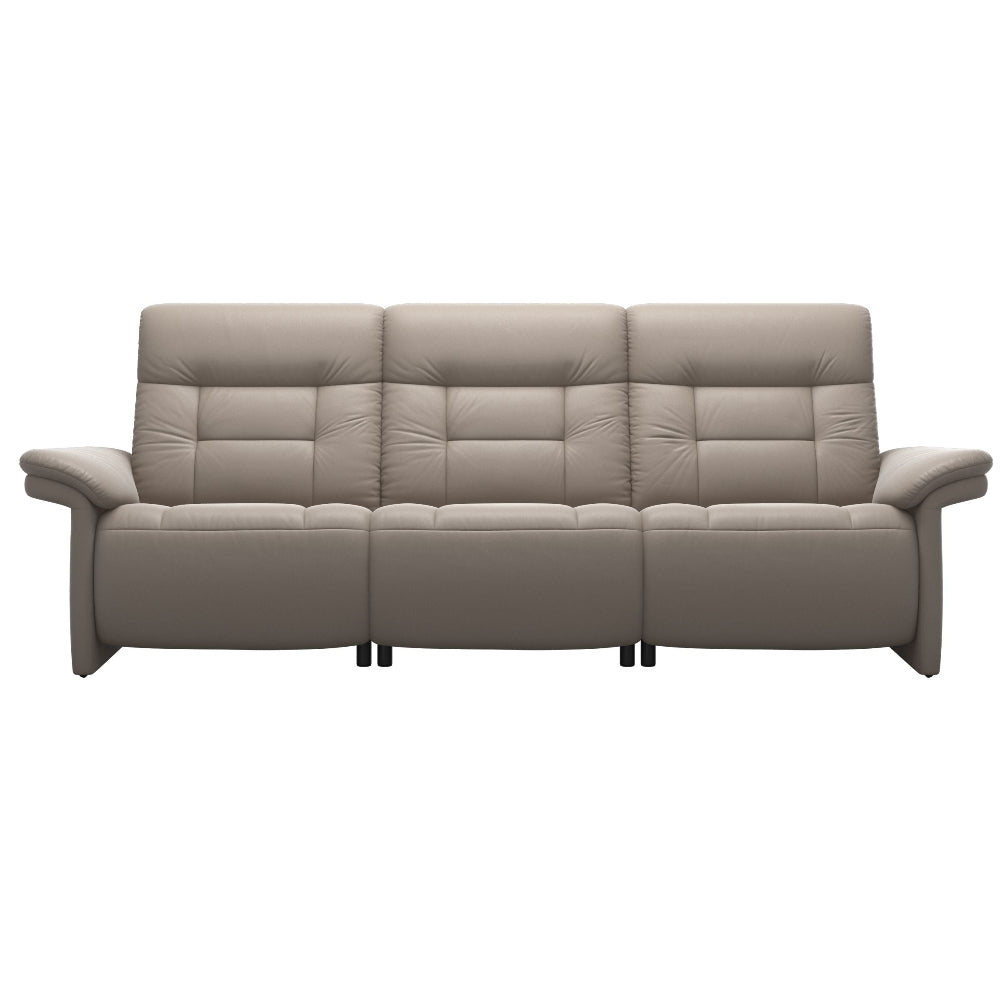 Sofá 3 plazas modelo MARY Stressless® Power™ Brazo Tapizado piel Paloma