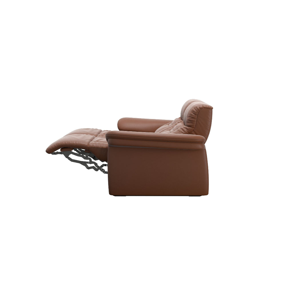 Sofá 2 plazas modelo MARY Stressless® Power™ Brazo Tapizado piel Paloma