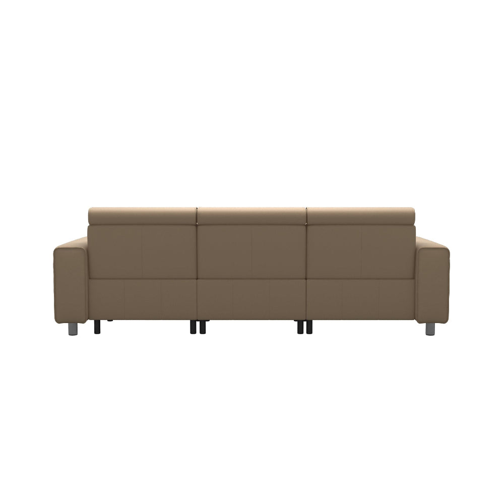 Sofá 3 Plazas modelo EMILY Stressless® Power™ Brazo Ancho piel Paloma