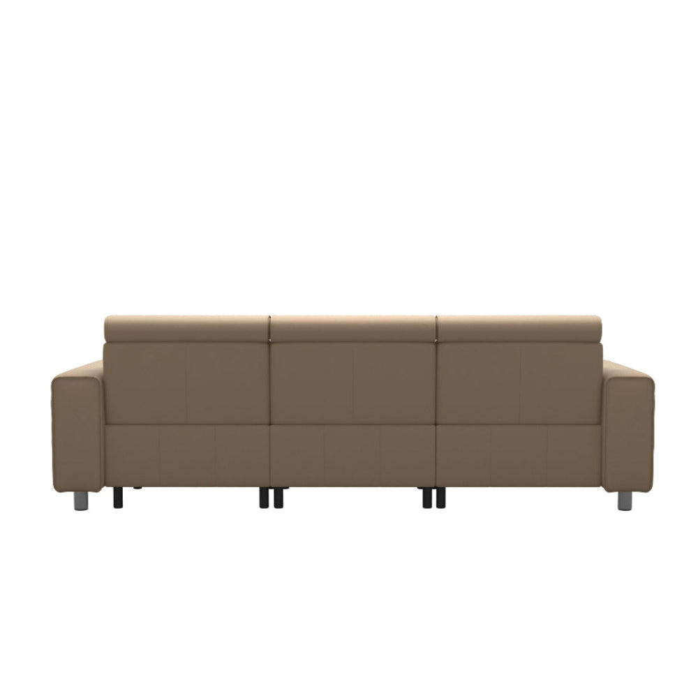 Sofá 3 Plazas modelo EMILY Stressless® Power™ Brazo Ancho piel Paloma