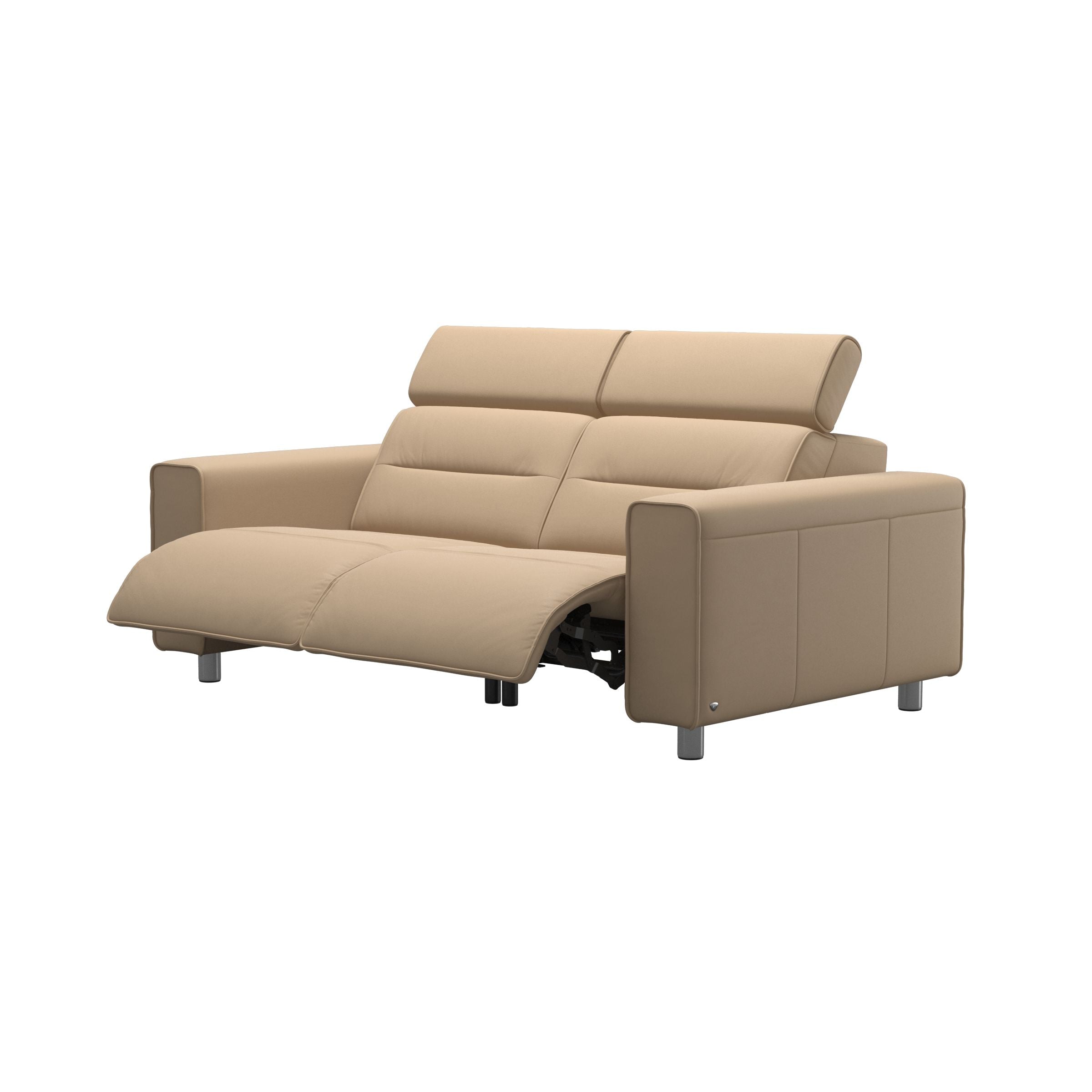 Sofá 2 plazas modelo EMILY Stressless® Power™ Brazo Ancho piel Paloma
