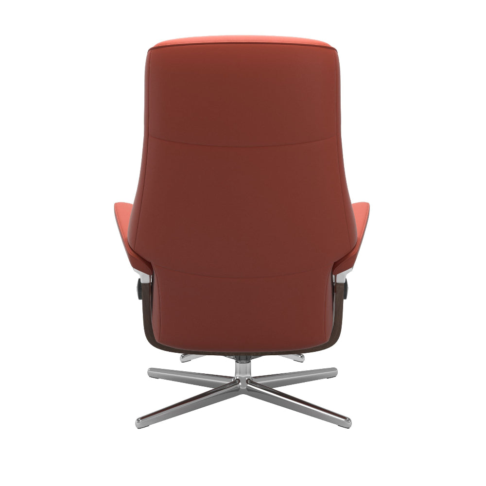 Sillón modelo PHILIP Cross Plus™ System BalanceAdapt™ de Stressless en piel Batick Pie Cromado