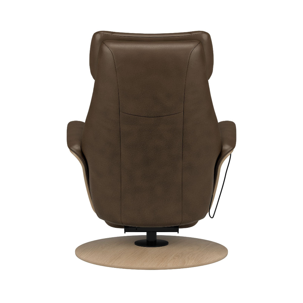 Sillón Stressless modelo ADAM Plus™ System Power™ Pie Disc Piel Paloma
