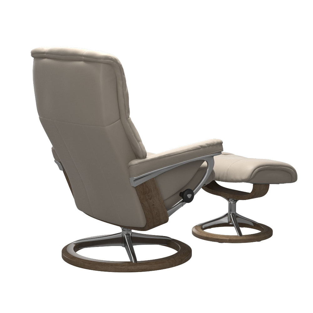 Sillón con pouf stressless Modelo MAYFAIR (M) pie Signature
