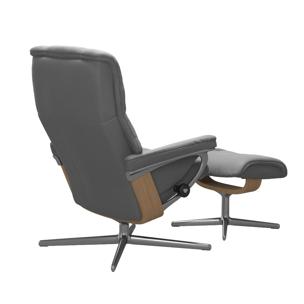 Sillón modelo MAYFAIR Cross Plus™ System BalanceAdapt™ de Stressless en piel Batik