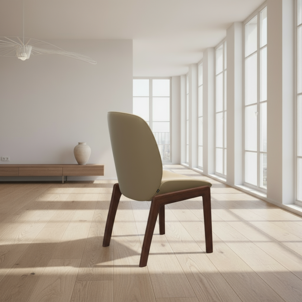 Silla de comedor Stressless® modelo BAY D100 sin brazos Pie de Madera