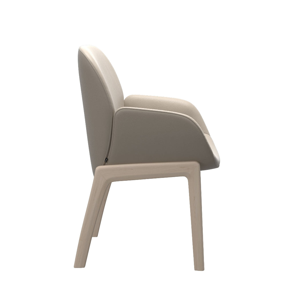 Silla de comedor Stressless® modelo BAY D100 con brazos Pie de Madera