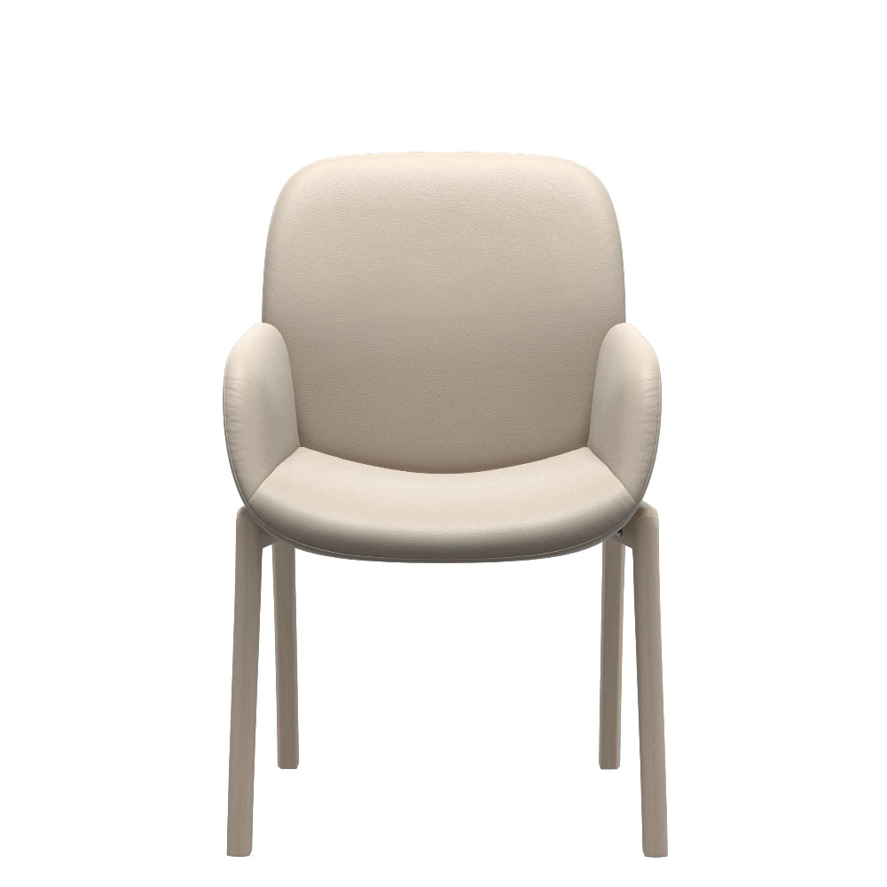 Silla de comedor Stressless® modelo BAY D100 con brazos Pie de Madera