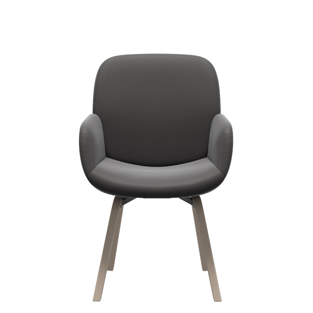 Silla de comedor Stressless® modelo BAY D200 con brazos Pie de Madera