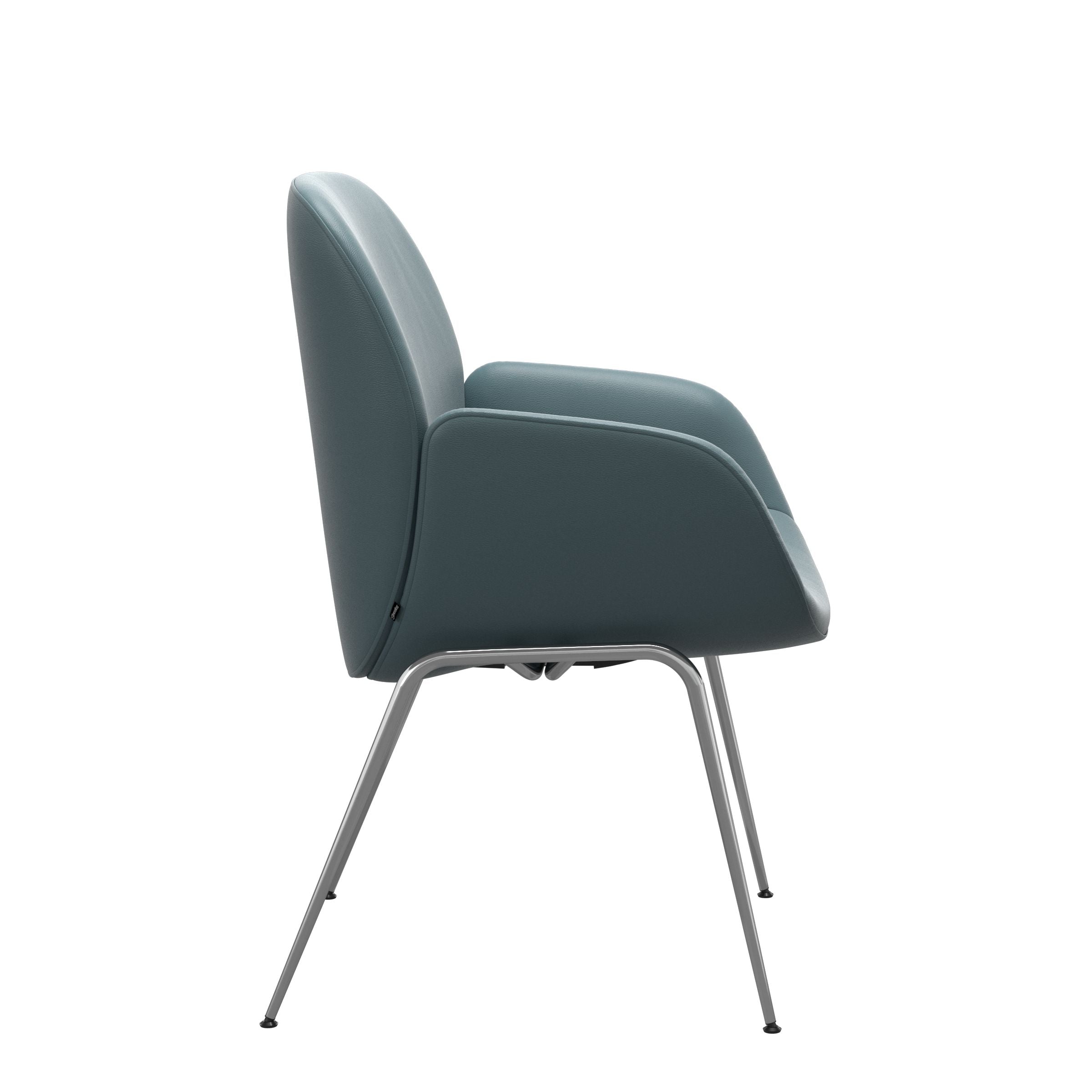 Silla de comedor Stressless® modelo BAY D300 con brazos Pie de Acero