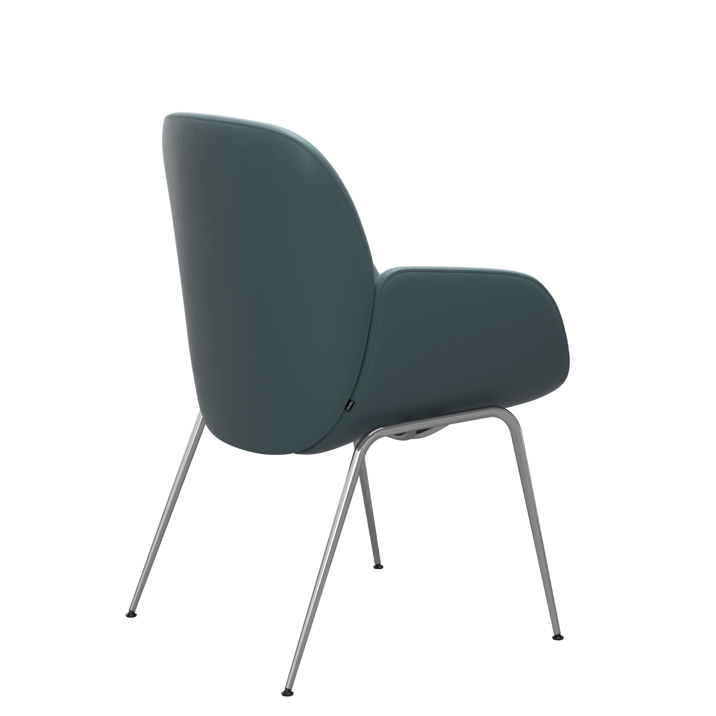 Silla de comedor Stressless® modelo BAY D300 con brazos Pie de Acero