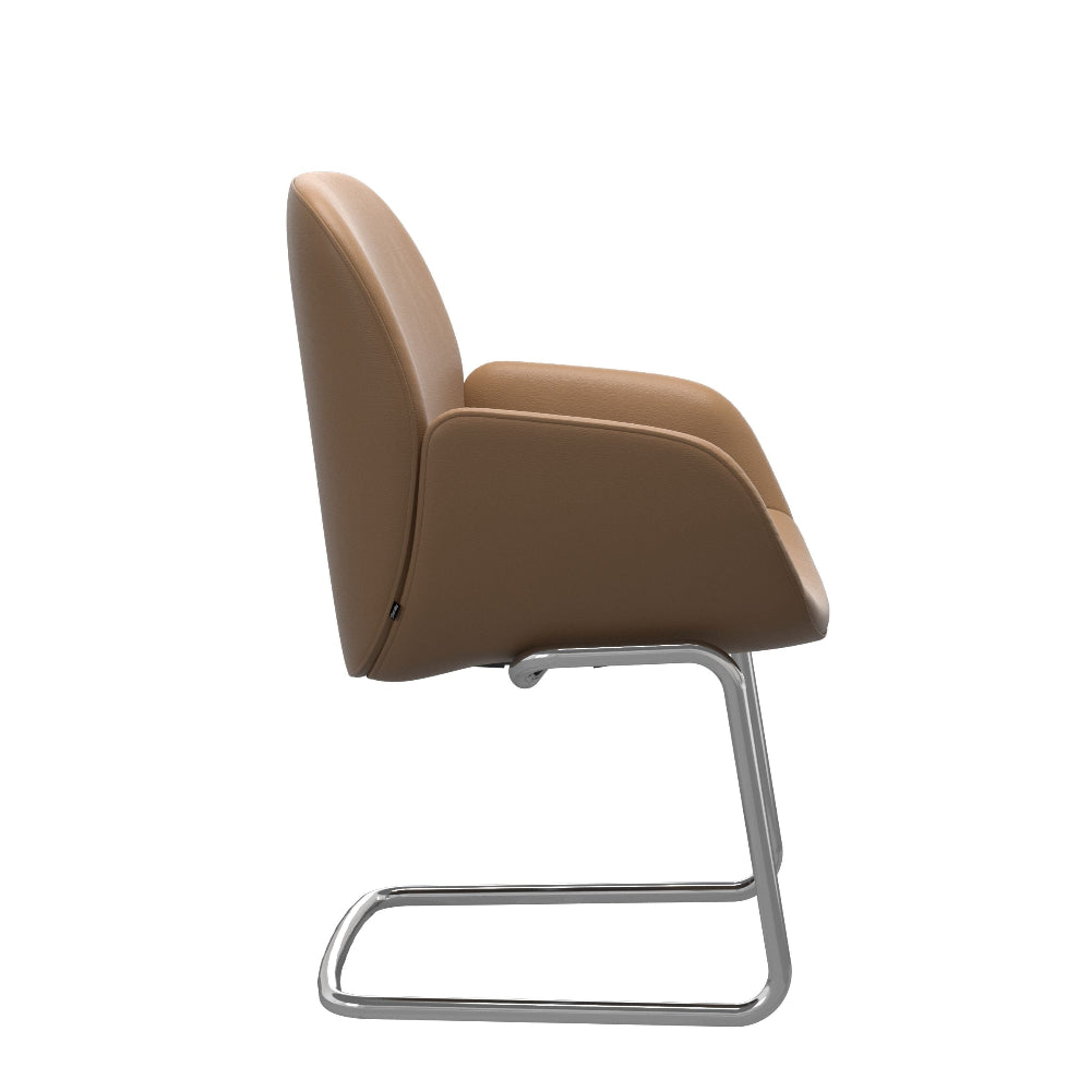 Silla de comedor Stressless® modelo BAY D400 con brazos Pie de Acero