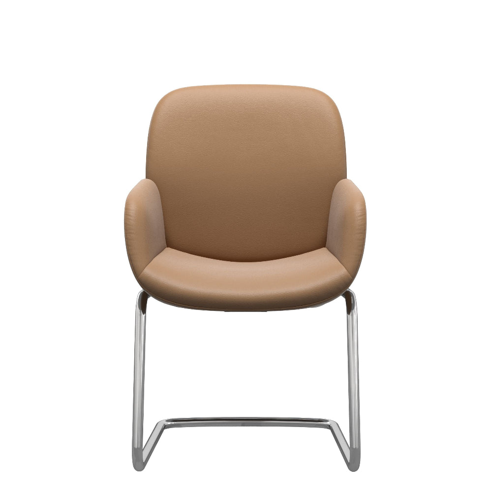 Silla de comedor Stressless® modelo BAY D400 con brazos Pie de Acero