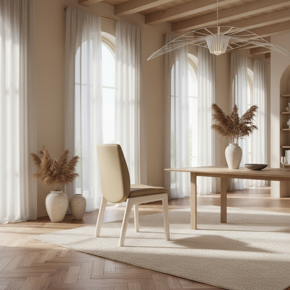 Silla de comedor Stressless® modelo LAUREL D100 sin brazos Pie de Madera