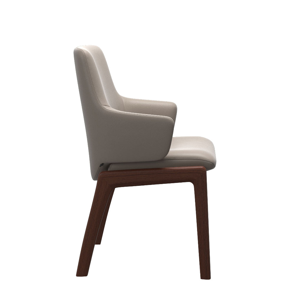 Silla de comedor Stressless® modelo LAUREL D100 con brazos Pie de Madera